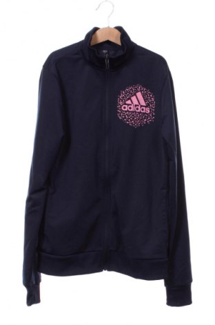 Bluză de trening, pentru copii Adidas, Mărime 13-14y/ 164-168 cm, Culoare Albastru, Preț 103,99 Lei