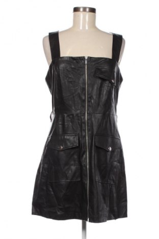 Skórzana sukienka Bershka, Rozmiar L, Kolor Czarny, Cena 58,99 zł