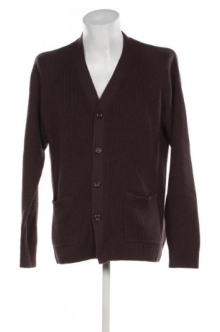Jachetă tricotată de bărbați Jack & Jones, Mărime L, Culoare Maro, Preț 108,00 Lei