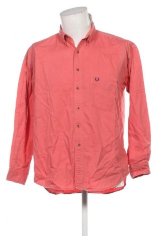 Ανδρικό πουκάμισο Fred Perry, Μέγεθος M, Χρώμα Ρόζ , Τιμή 30,63 €