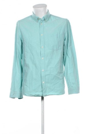 Cămașă de bărbați H&M L.O.G.G., Mărime L, Culoare Verde, Preț 113,75 Lei