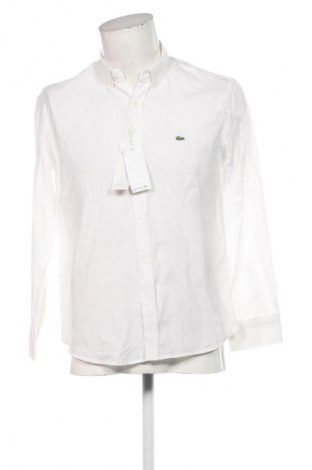Мъжка риза Lacoste, Размер S, Цвят Бял, Цена 145,92 лв.