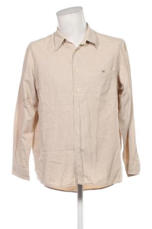 Herrenhemd Lacoste, Größe XXL, Farbe Beige, Preis 35,00 €