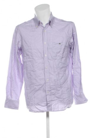 Herrenhemd Lacoste, Größe L, Farbe Lila, Preis 53,99 €