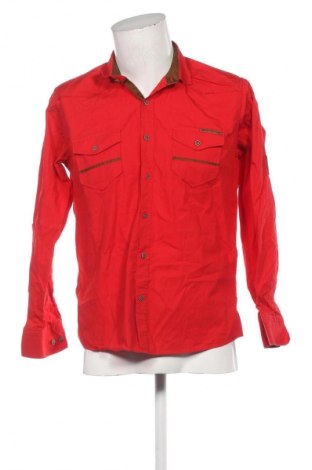 Herrenhemd Naketano, Größe M, Farbe Rot, Preis € 28,13
