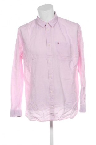 Herrenhemd Tommy Jeans, Größe XXL, Farbe Rosa, Preis € 43,99