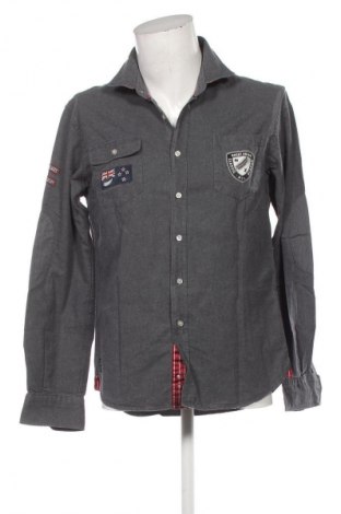 Herrenhemd Unbranded, Größe L, Farbe Grau, Preis 15,99 €
