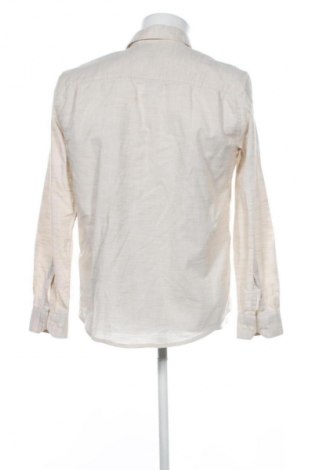 Herrenhemd Unbranded, Größe M, Farbe Beige, Preis € 14,99