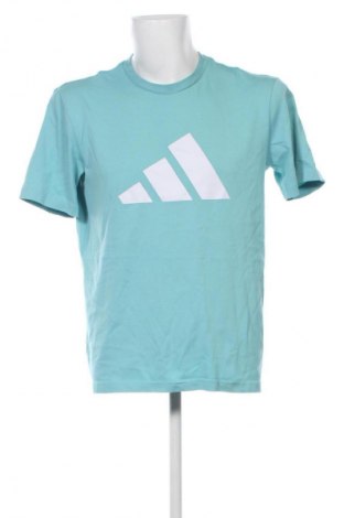 Męski T-shirt Adidas, Rozmiar M, Kolor Niebieski, Cena 107,99 zł