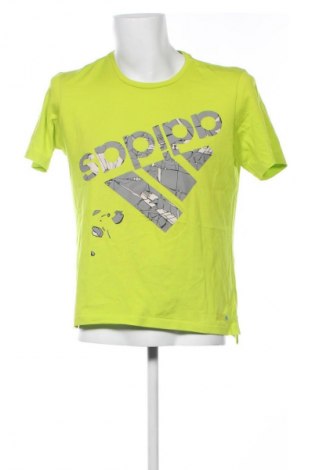 Herren T-Shirt Adidas, Größe L, Farbe Gelb, Preis 21,99 €