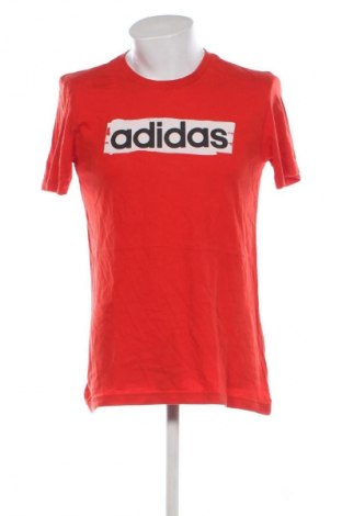 Ανδρικό t-shirt Adidas, Μέγεθος M, Χρώμα Κόκκινο, Τιμή 19,99 €