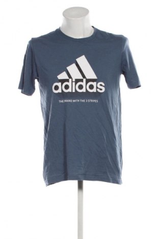 Męski T-shirt Adidas, Rozmiar M, Kolor Niebieski, Cena 86,99 zł