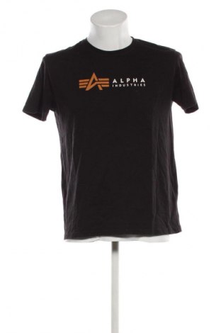 Ανδρικό t-shirt Alpha Industries, Μέγεθος L, Χρώμα Μαύρο, Τιμή 23,99 €