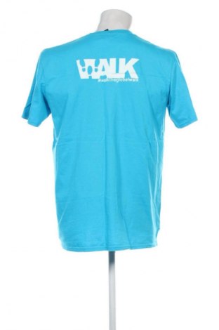 Herren T-Shirt Anvil, Größe L, Farbe Blau, Preis 9,72 €