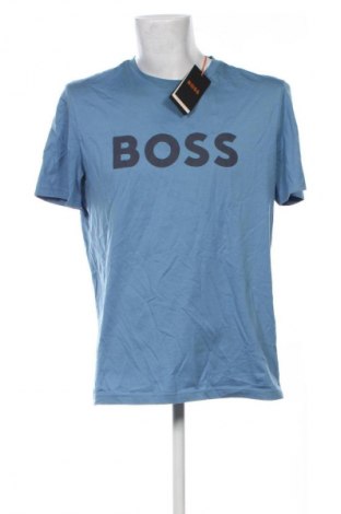 Мъжка тениска BOSS, Размер XL, Цвят Син, Цена 117,99 лв.