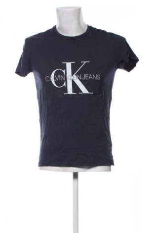 Herren T-Shirt Calvin Klein Jeans, Größe M, Farbe Blau, Preis 23,99 €