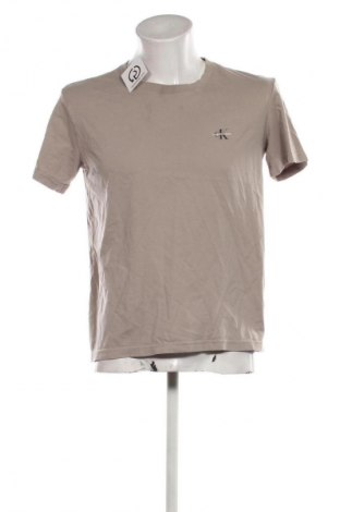Herren T-Shirt Calvin Klein Jeans, Größe L, Farbe Beige, Preis 43,99 €
