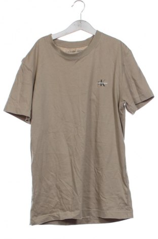 Męski T-shirt Calvin Klein Jeans, Rozmiar XXS, Kolor Beżowy, Cena 252,99 zł