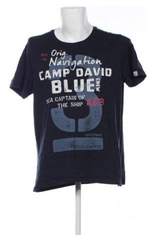 Pánské tričko  Camp David, Velikost XL, Barva Modrá, Cena  559,00 Kč