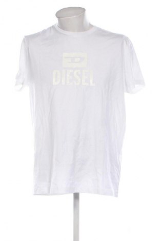 Мъжка тениска Diesel, Размер XXL, Цвят Бял, Цена 172,99 лв.