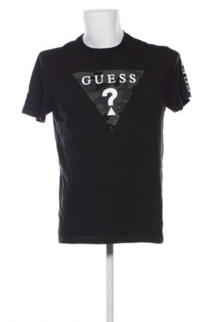 Tricou de bărbați Guess, Mărime L, Culoare Negru, Preț 138,99 Lei