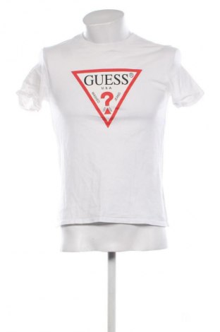 Męski T-shirt Guess, Rozmiar S, Kolor Biały, Cena 78,16 zł