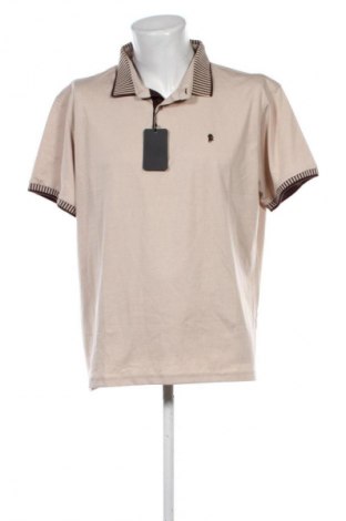 Мъжка тениска Iventi, Размер 4XL, Цвят Бежов, Цена 30,99 лв.