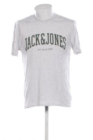 Ανδρικό t-shirt Jack & Jones, Μέγεθος L, Χρώμα Γκρί, Τιμή 10,99 €