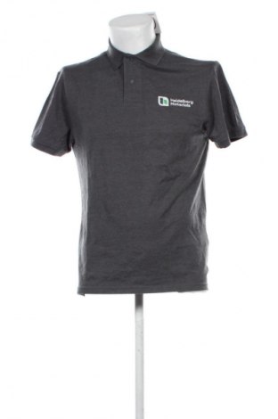 Herren T-Shirt James & Nicholson, Größe M, Farbe Grau, Preis 21,99 €
