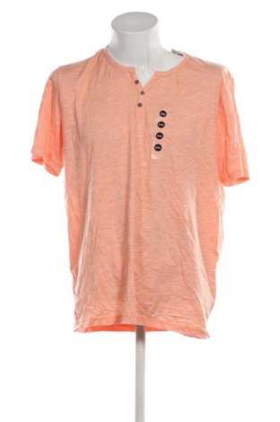 Herren T-Shirt Jean Pascale, Größe XXL, Farbe Orange, Preis 20,99 €