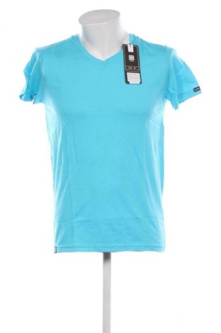 Herren T-Shirt Ombre, Größe M, Farbe Blau, Preis 17,39 €