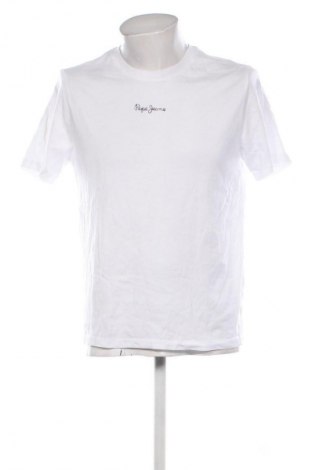 Мъжка тениска Pepe Jeans, Размер M, Цвят Бял, Цена 22,99 лв.