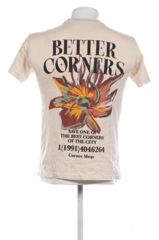 Herren T-Shirt Pull&Bear, Größe M, Farbe Beige, Preis 9,72 €
