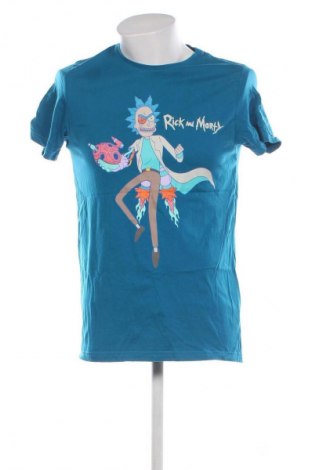 Herren T-Shirt Rick and Morty, Größe M, Farbe Blau, Preis 7,67 €