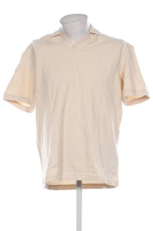Ανδρικό t-shirt Selected Homme, Μέγεθος L, Χρώμα  Μπέζ, Τιμή 59,99 €