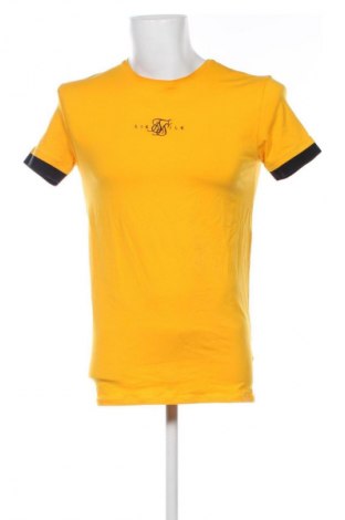 Herren T-Shirt SikSilk, Größe S, Farbe Gelb, Preis 12,99 €