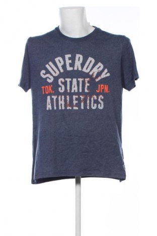 Мъжка тениска Superdry, Размер XXL, Цвят Син, Цена 25,99 лв.