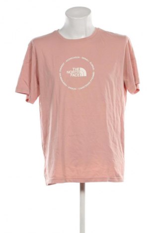 Herren T-Shirt The North Face, Größe XL, Farbe Aschrosa, Preis 32,99 €