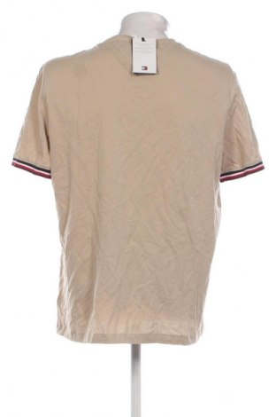 Мъжка тениска Tommy Hilfiger, Размер XL, Цвят Бежов, Цена 34,99 лв.