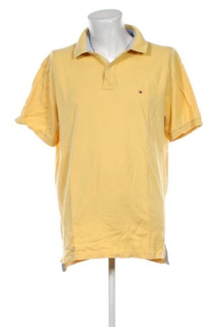 Мъжка тениска Tommy Hilfiger, Размер XL, Цвят Жълт, Цена 68,02 лв.