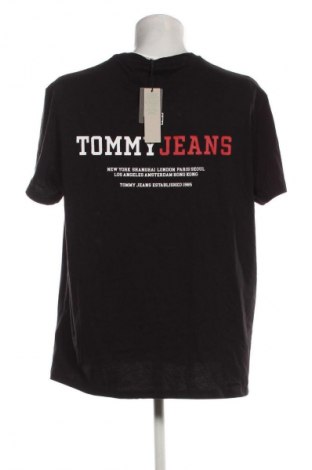 Herren T-Shirt Tommy Jeans, Größe XXL, Farbe Schwarz, Preis 53,99 €
