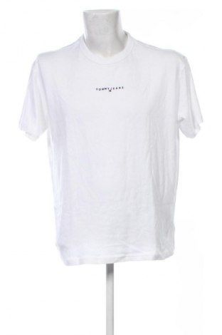 Мъжка тениска Tommy Jeans, Размер L, Цвят Бял, Цена 77,99 лв.