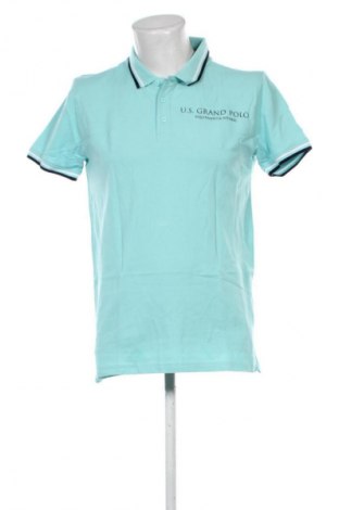 Herren T-Shirt U.S.Grand Polo, Größe M, Farbe Grün, Preis 23,59 €