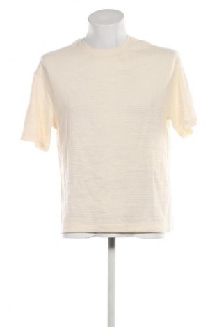 Мъжка тениска Zara, Размер S, Цвят Екрю, Цена 18,99 лв.