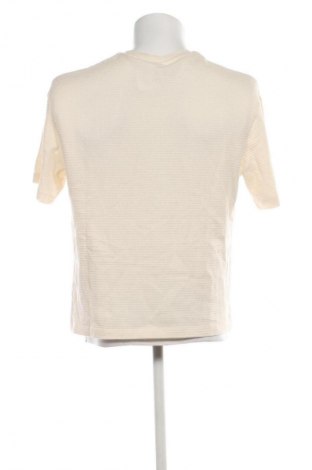 Мъжка тениска Zara, Размер S, Цвят Екрю, Цена 18,99 лв.
