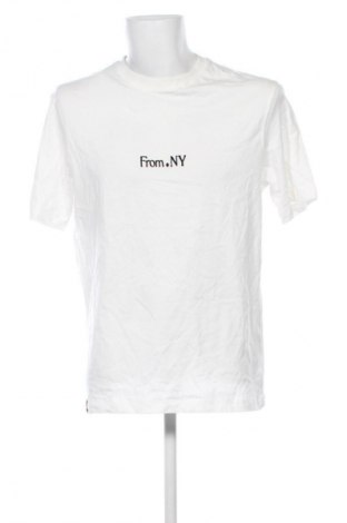 Herren T-Shirt Zara, Größe L, Farbe Weiß, Preis 27,99 €