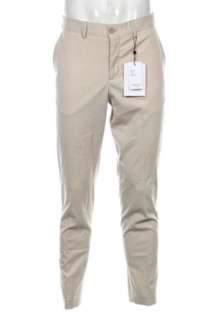 Pantaloni de bărbați Selected Homme, Mărime XXL, Culoare Bej, Preț 373,99 Lei