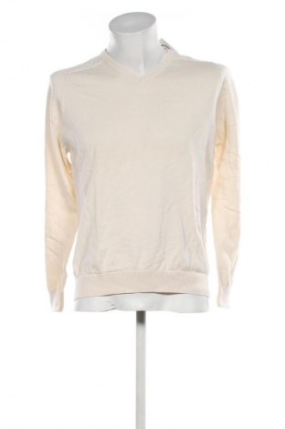Herrenpullover Calvin Klein, Größe M, Farbe Ecru, Preis 41,98 €