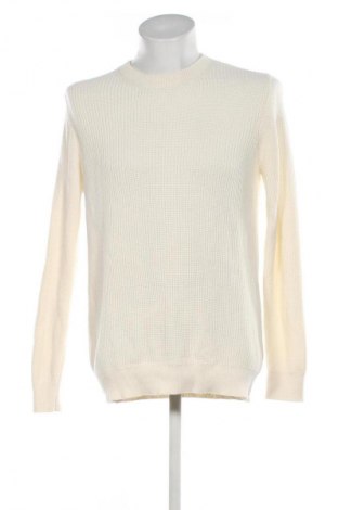 Pulover de bărbați H&M, Mărime L, Culoare Ecru, Preț 92,61 Lei
