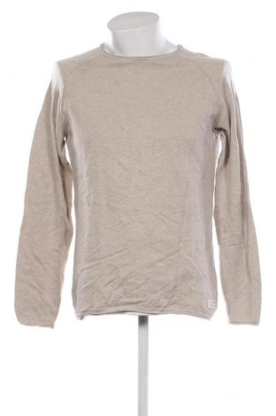 Herrenpullover Jack & Jones, Größe L, Farbe Beige, Preis 14,99 €